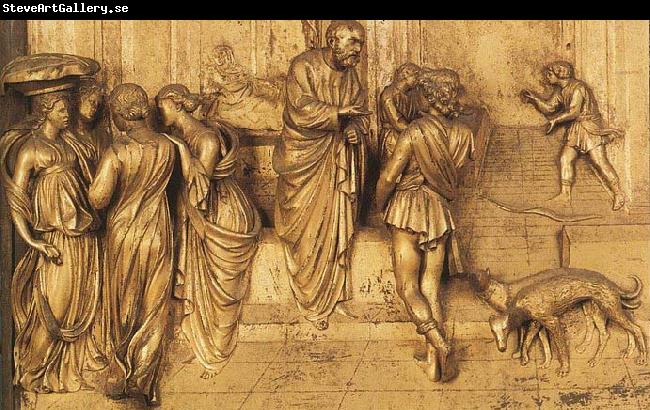 Lorenzo Ghiberti Isaac Sends Esau to Hunt